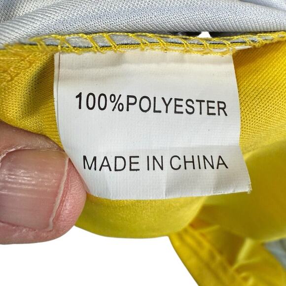 Authentic Brand LMS Sports Jamaica Soccer Jersey XL Green Yellow Athleisure - Picture 8 of 13